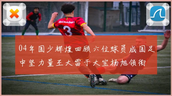 04年国少辉煌回顾六位球员成国足中坚力量王大雷于大宝杨旭领衔